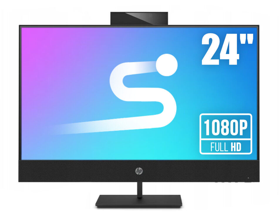 HP ProOne 440 G6 Todo en Uno - Pantalla de 24'' IPS Full HD, i3-10100, 16 GB RAM, 1 TB SSD, Cámara, WiFi, Win11Pro, Clase A