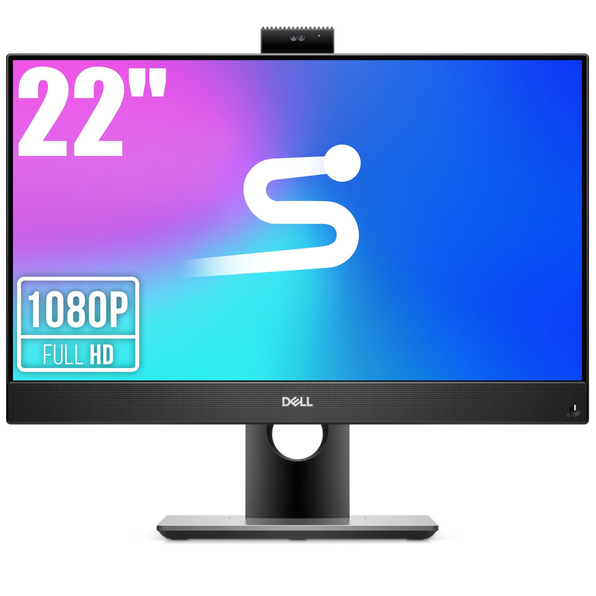 Dell OptiPlex 3280 All-in-One PC, i5-10500T, 8GB RAM, 256GB SSD, Camera, Wifi