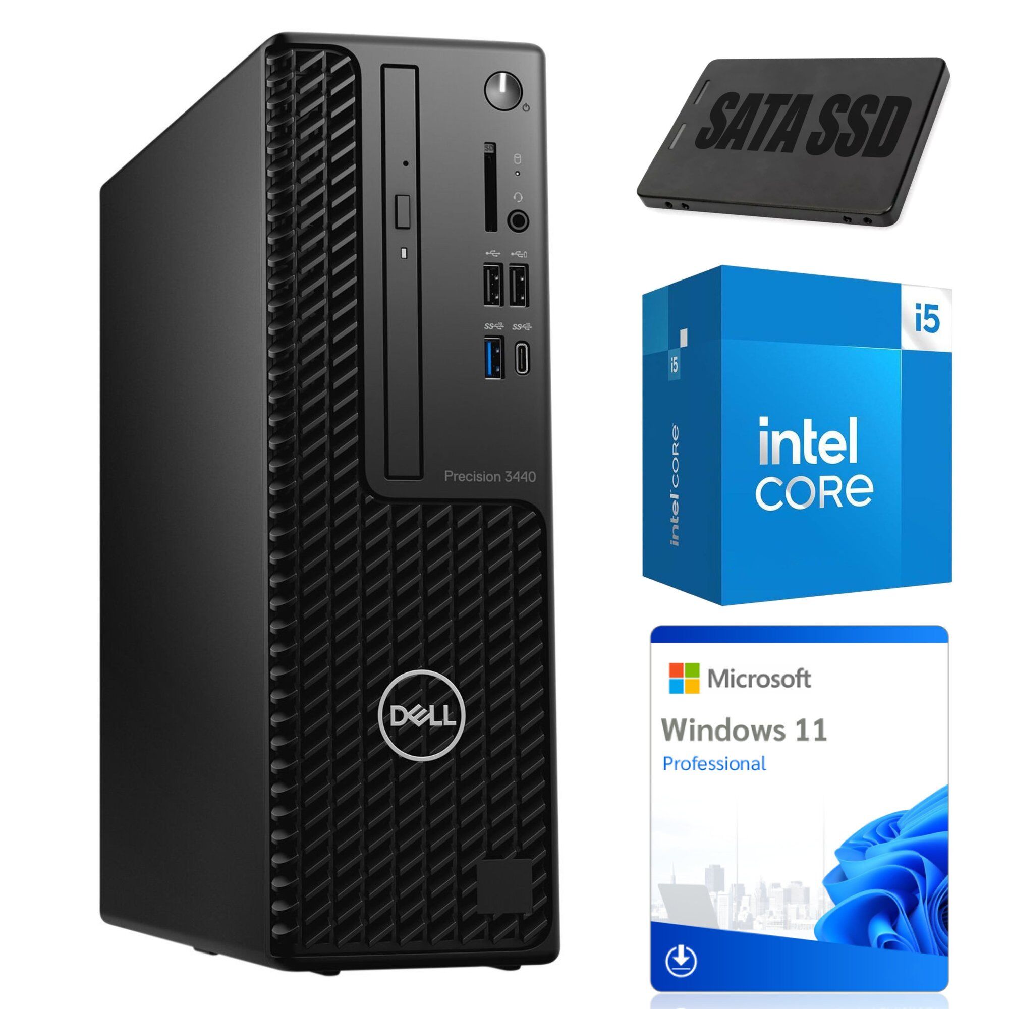 Dell Precision 3440 SFF Desktop PC i5-10500 16GB 512GB SSD W11P
