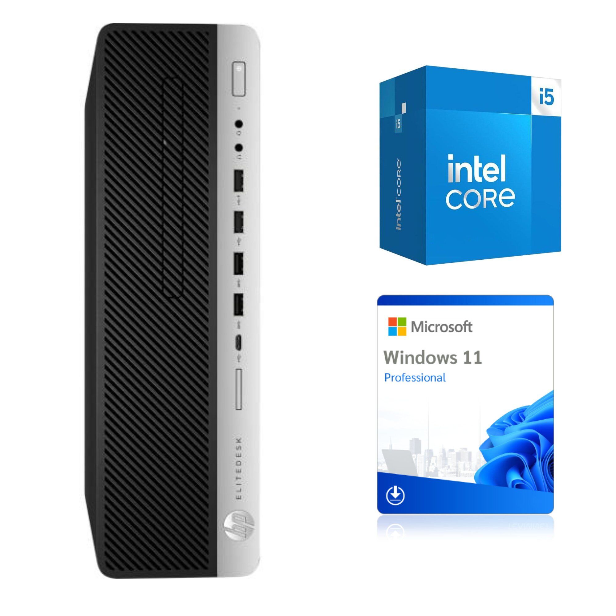 HP EliteDesk 800 G5 SFF i5-8500 16GB 480GB SSD Win11 Pro KL