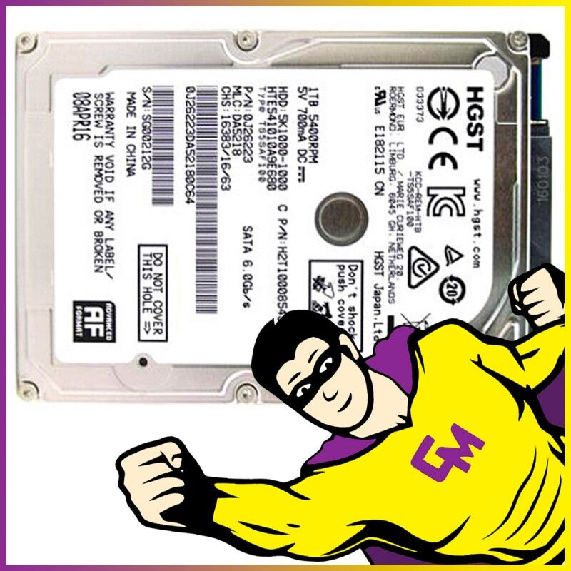 Disque dur interne HGST 5K1000-1000, 2,5 pouces, 1 To, 5400 tr/min