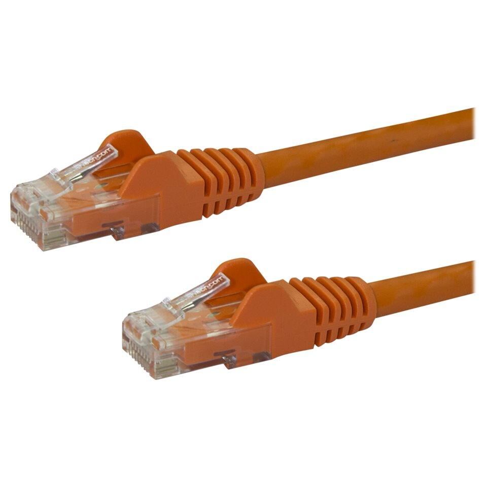 StarTech 10m CAT6 Ethernet Cable, 10G, Snagless, Orange