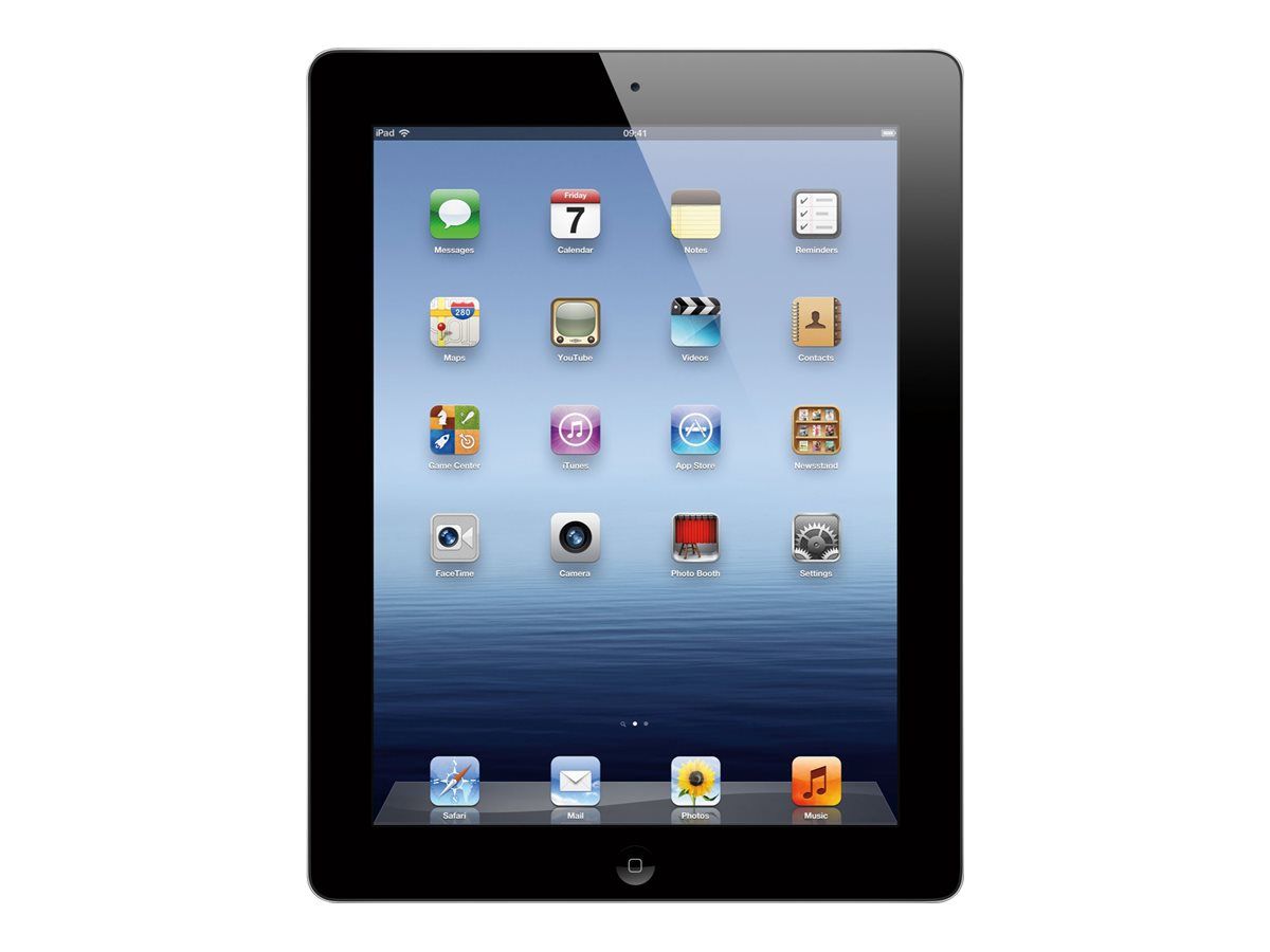 Apple iPad 3 (2012) Wi-Fi + Cellular 64GB 9.7-inch Tablet, Black