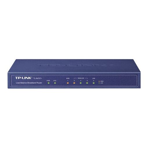 Enrutador TP-Link TL-R470T+ de 4 puertos WAN