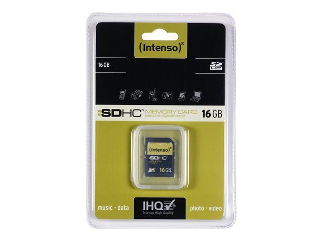 Tarjeta de memoria flash Intenso SDHC 16 GB