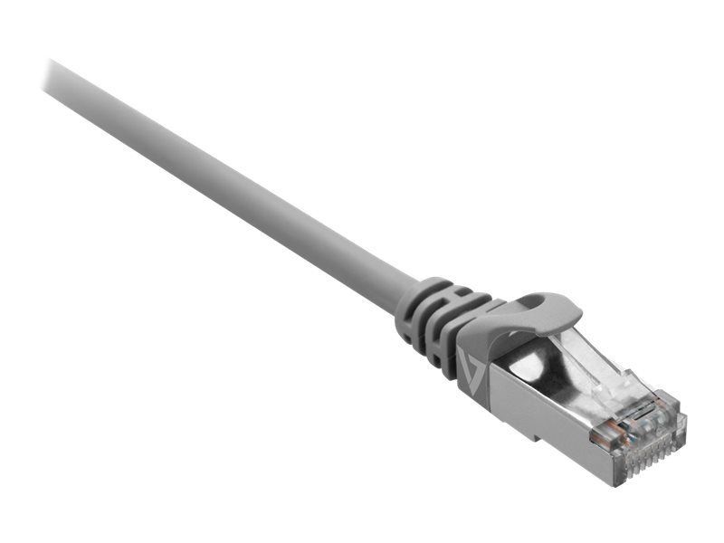 V7 RJ-45 to RJ-45 Cable - 1m - SFTP Cat 7 - Molded - Grey