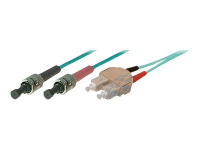 Cable óptico de fibra multimodo Exertis Connect, 2 m, OM3, turquesa