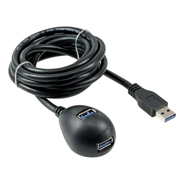 InLine High-Speed USB 3.2 Cable (3.1 Gen 1) - 2m, Black