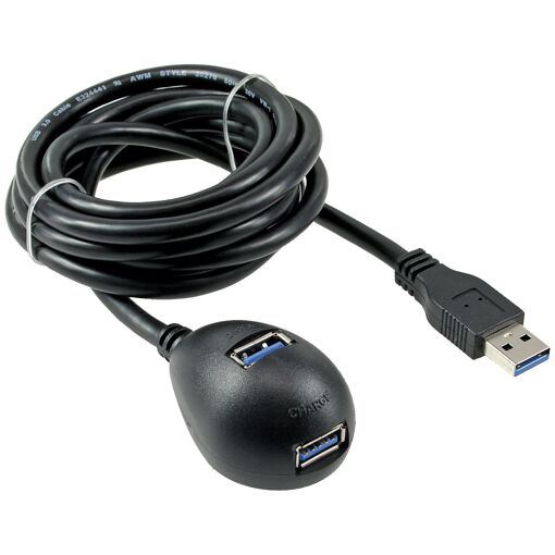 Câble USB InLine 3.2 Gen 1 (3.1 Gen 1) - 2 m, Noir