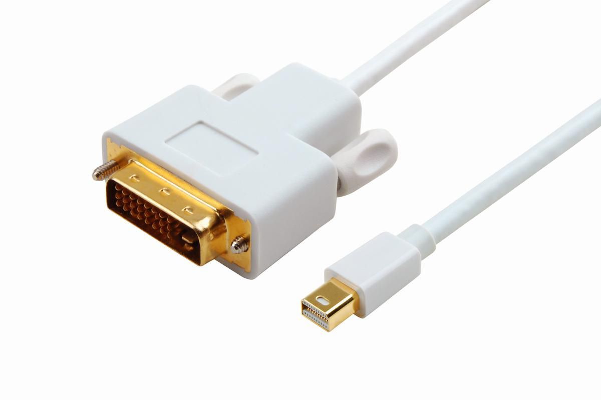 MicroConnect Mini DisplayPort to DVI Cable 1m White