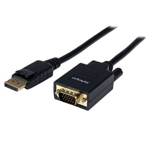 Adaptateur StarTech DisplayPort vers VGA - Câble de 6 pi (1,8 m), M/M