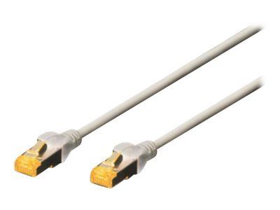 Digitus Professional RJ-45 to RJ-45 Cable - 1m - SFTP Cat 6a - Halogen Free, Hookless - Grey
