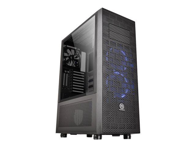 Thermaltake Core X71 - TG Edition ATX Tower Case - Black with Windowed Side Panel and USB/Audio