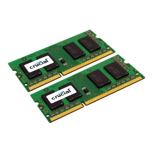 Kit Micron Technology DDR3L 8 GB (2 x 4 GB), SO-DIMM 204 pines, 1600 MHz/PC3-12800, CL11, 1,35 V, sin búfer, no ECC