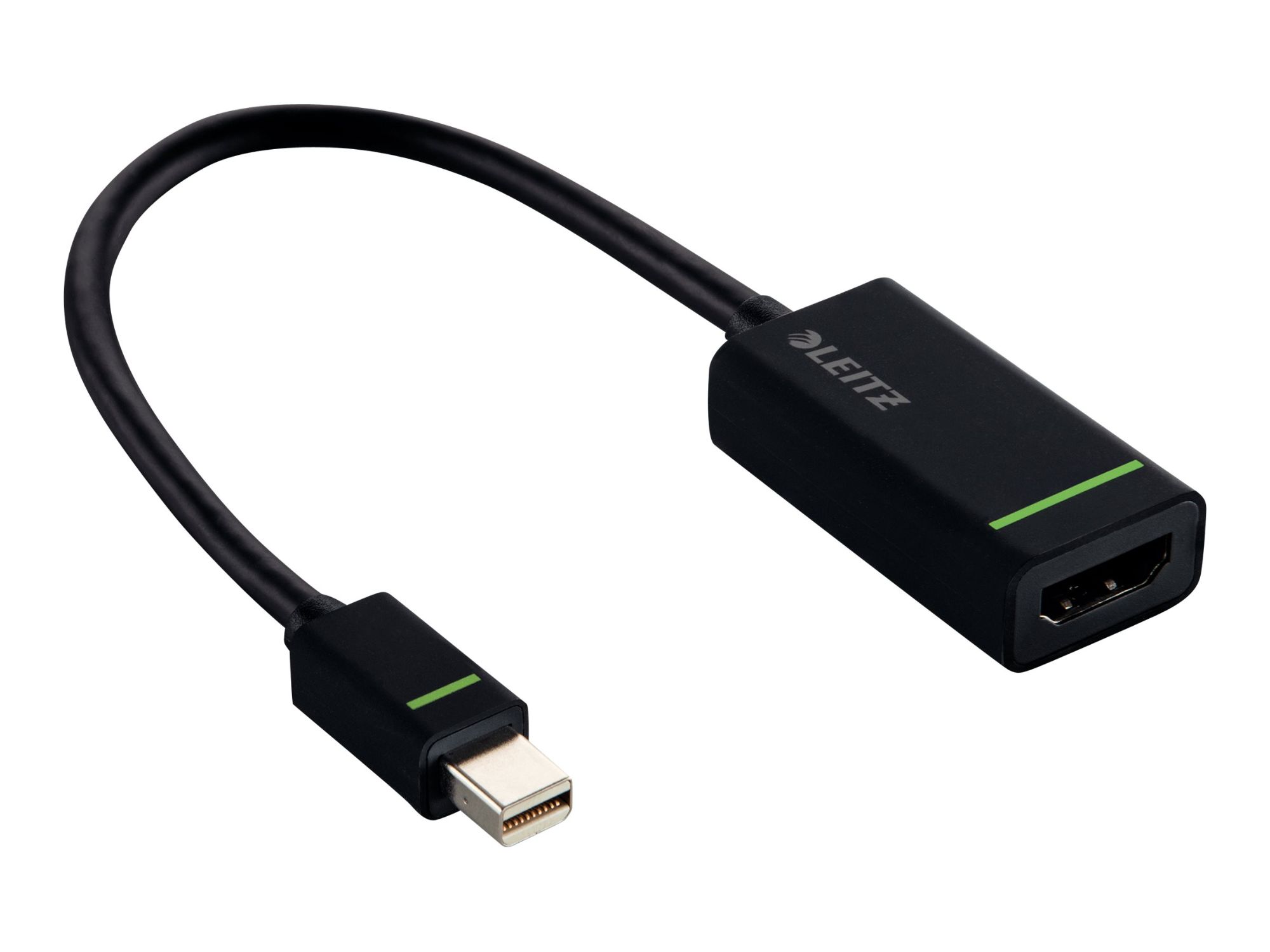 Leitz Mini DisplayPort to HDMI Adapter - 7.2 Inches - Black