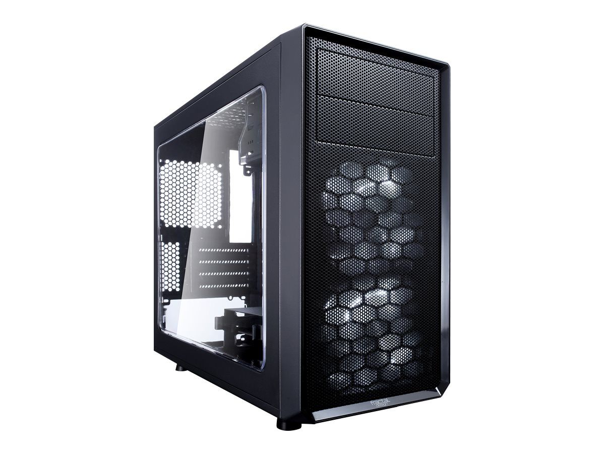 Fractal Design Focus G Mini - Tour - Micro ATX Case - Window Panel - No Power Supply (ATX) - Black - USB/Audio