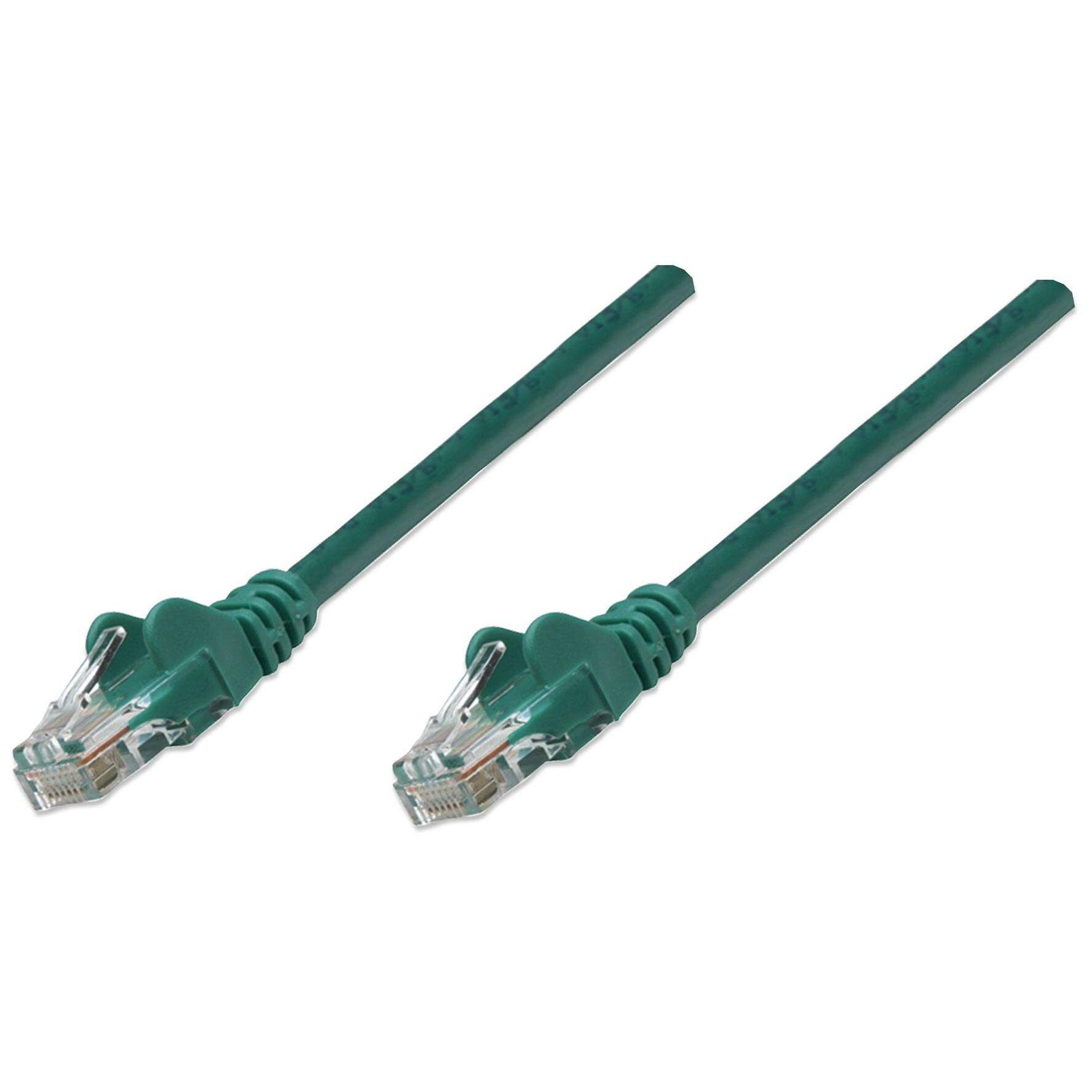 IC Intracom RJ-45 Cable, 10m Cat5e UTP Network Cable (Green)