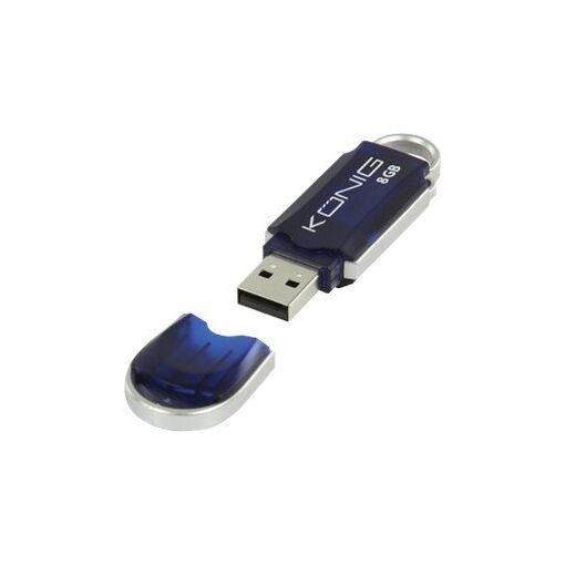 König USB 2.0 Flash Drive 8GB Blue
