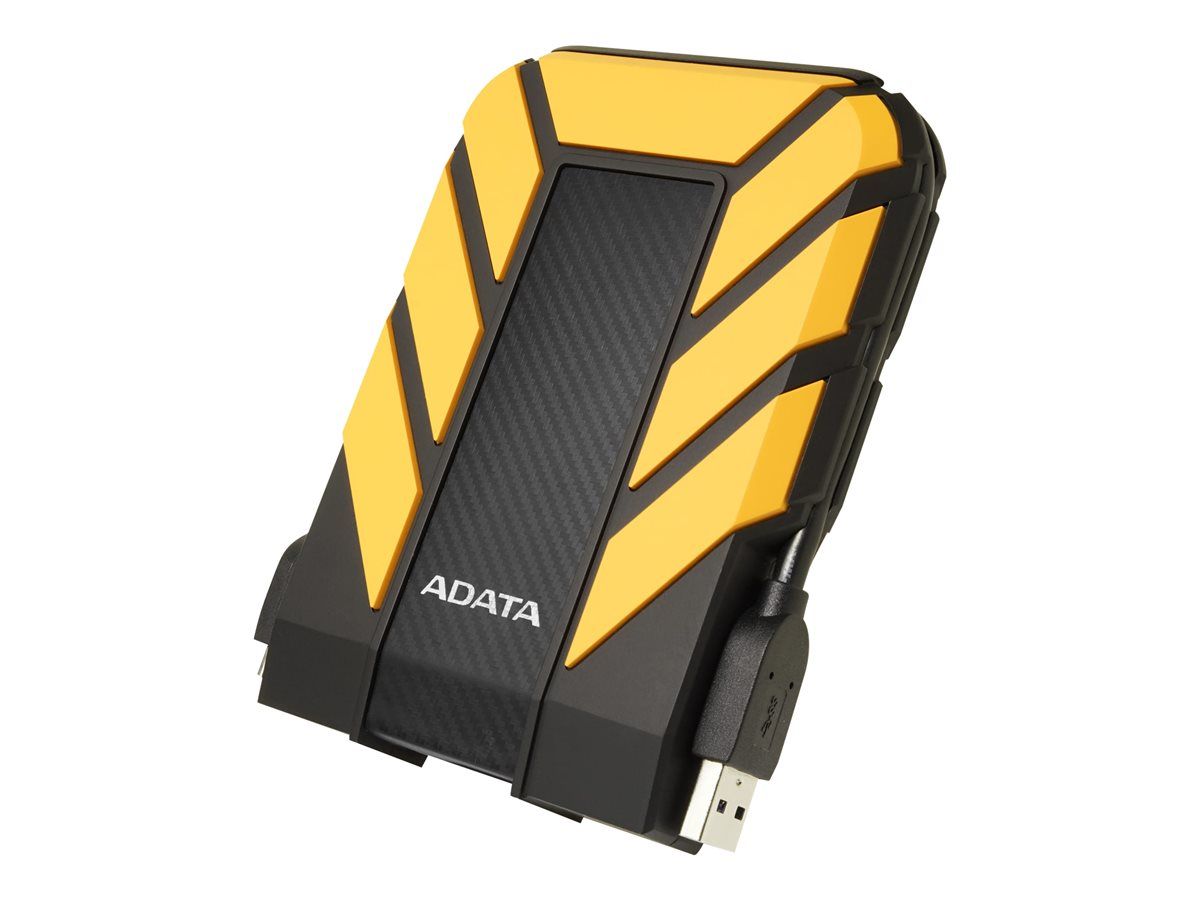 ADATA HD710P - 2TB Portable External Hard Drive - 2.5" - USB 3.1 - Yellow