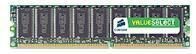 Corsair Value Select 512MB DDR DIMM 184-pin 333MHz PC2700 CL2.5 Unbuffered Non-ECC Memory