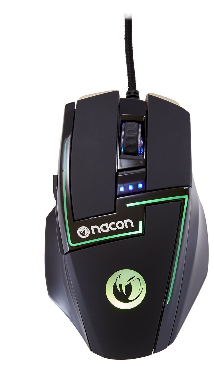 Nacon GM-350L - Wired Gaming Mouse - 7 Buttons - Laser - Black