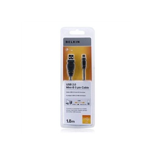 Belkin USB Cable - USB to Mini USB Type B - 1.8m
