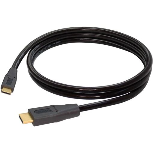 Câble Real Cable HDMI avec Ethernet - 2 m, mâle Type C à HDMI mâle - certifié 4K