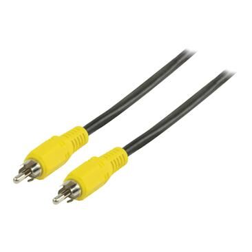 Valueline 1m RCA to RCA Cable - Black
