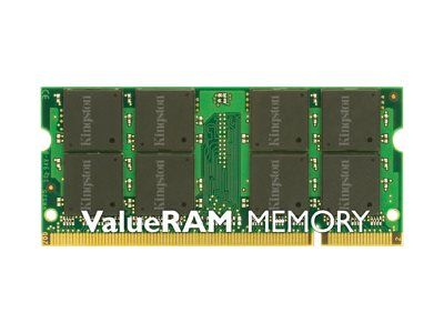 Kingston ValueRAM 512MB DDR2 SO-DIMM 200-Pin 400MHz/PC2-3200 CL3 1.8V Unbuffered Non-ECC Memory