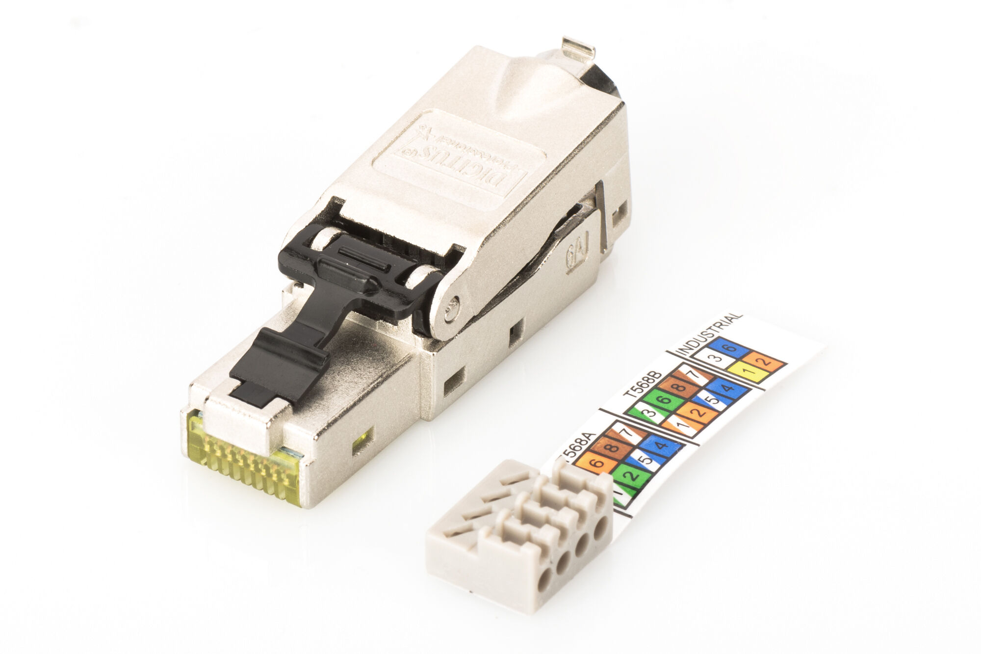Connecteur blindé RJ45 Digitus pour assemblage sur site