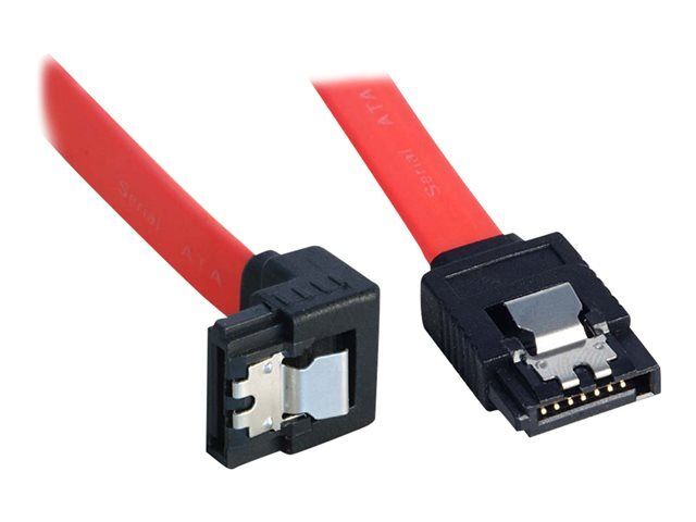 Lindy SATA Cable - 50cm, 90° Locking Connector