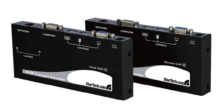 StarTech.com 150ft KVM Console Extender over Cat5 with VGA and USB