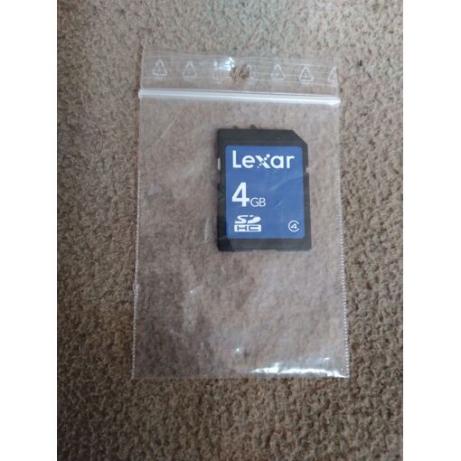 Lexar 4GB Class 4 SDHC Flash Memory Card