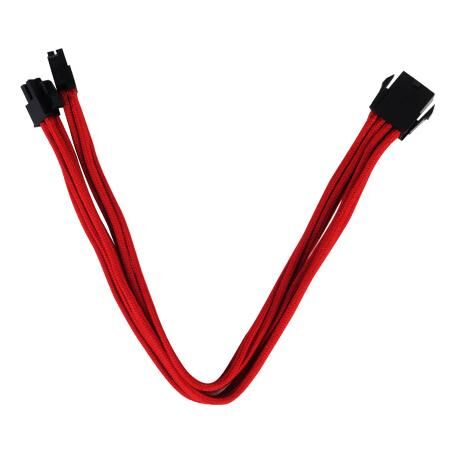 Silverstone PP07 - EPS 8-Pin to 8-Pin Cable Extension - 30cm - Red