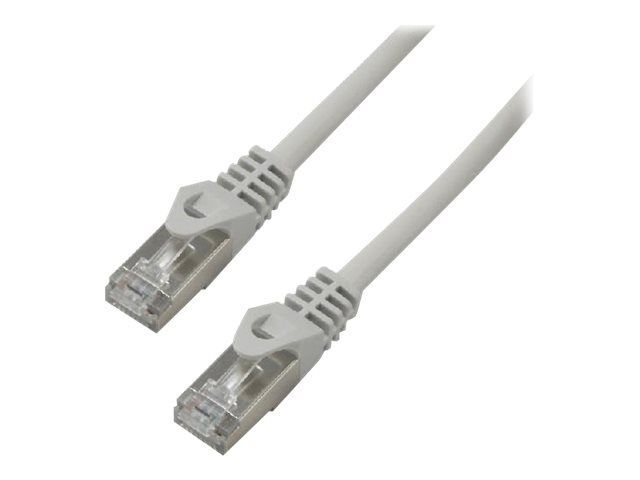 MCL Eco - RJ-45 Cat6 Cable - 10m - Shielded Twisted Pair (F/UTP) - Molded, Locking, No Hook - Grey