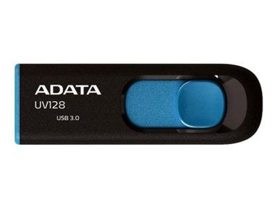 ADATA DashDrive UV128 16GB USB 3.0 Flash Drive - Blue Black