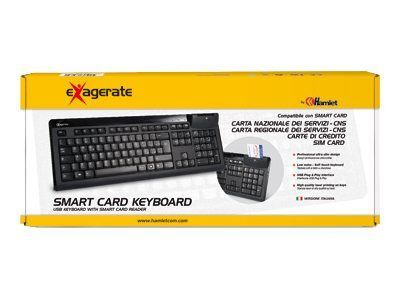 Teclado USB Hamlet Negro (Modelo XKKITASCR)