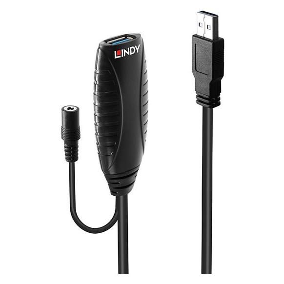 Lindy Active USB 3.0 Cable Extension - 15m (M to F)