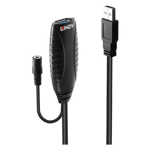 Câble de prolongation USB actif Lindy - 15 m (M vers F) USB 3.0