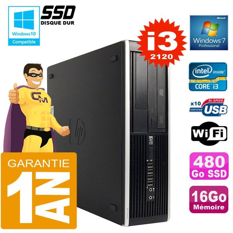 HP Compaq Elite 8300 SFF Desktop Computer