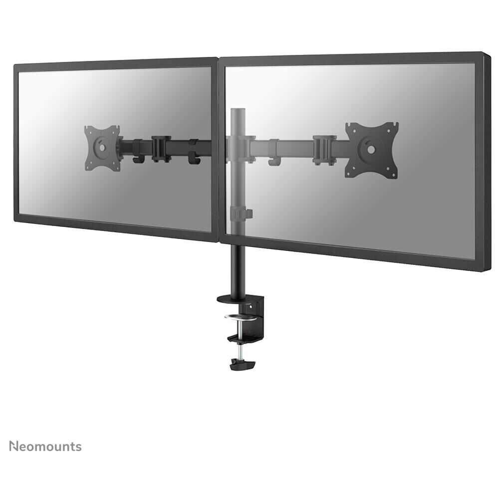 Neomounts NM-D135DBLACK Dual Monitor Desk Mount
