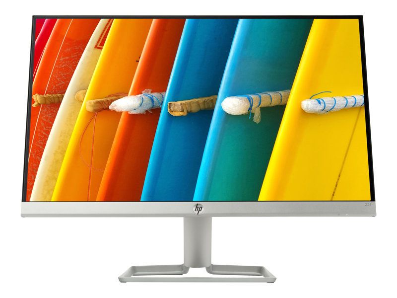 HP 22f LED Monitor - 21.5" Full HD - Silver