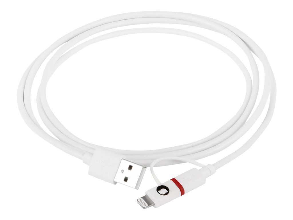 Silver Sanz Lightning Cable - 1.5m - White