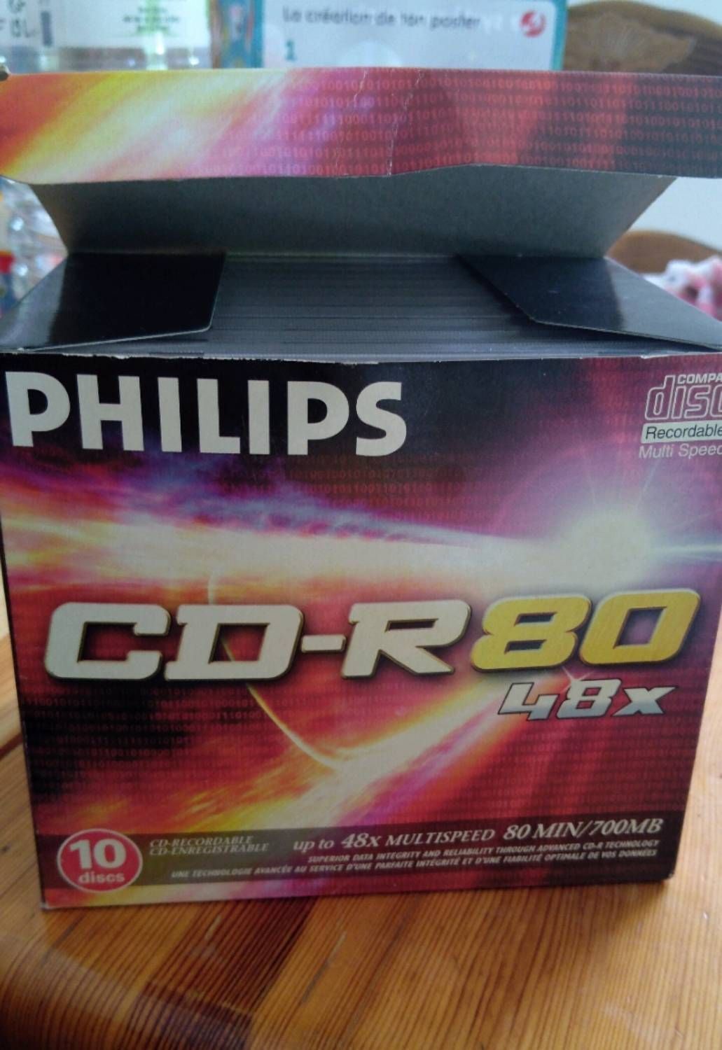 Philips CD-R 10 Pack - 700MB (80min) - CD Case