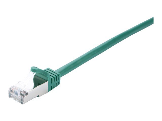 V7 RJ-45 to RJ-45 Cable - 3m - STP Cat6 - Molded, Hookless - Green