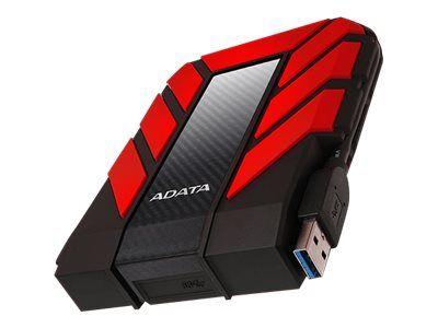 A-Data HD710P 2TB External Portable Hard Drive - 2.5" USB 3.1 - Red