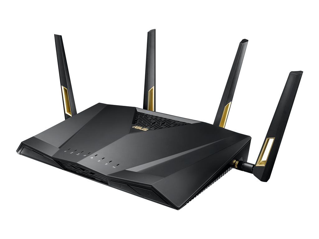 ASUS RT-AX88U - 8-Port Wireless Router - 1GbE - Wi-Fi 6 - Bi-Band