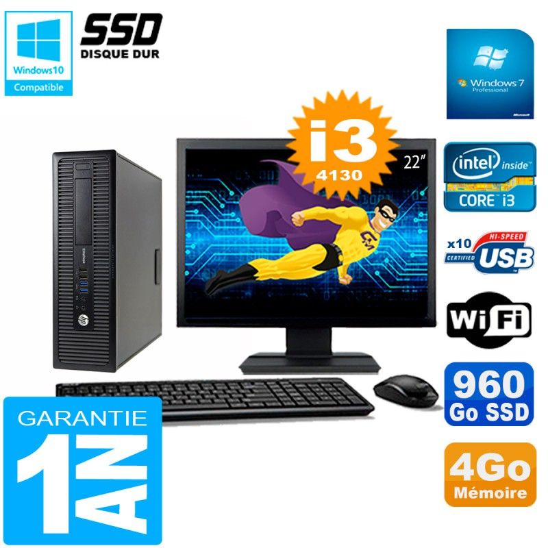 HP EliteDesk 800 G1 SFF Desktop Computer