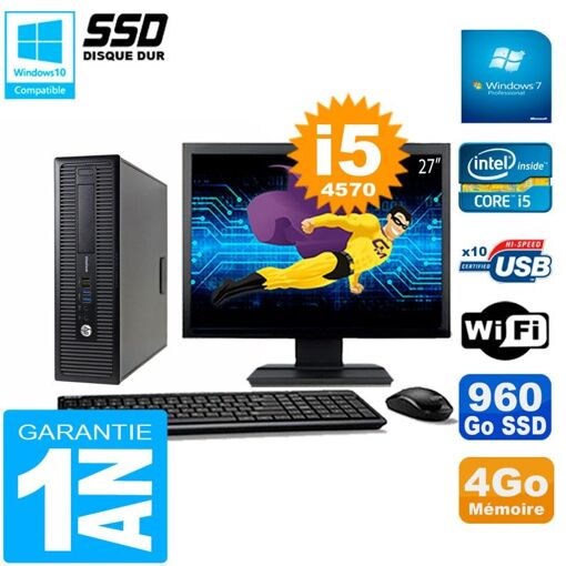 HP EliteDesk 800 G1 SFF Desktop Computer