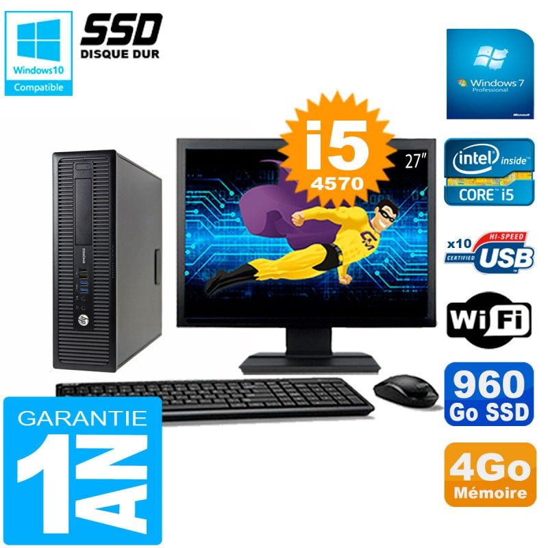 HP EliteDesk 800 G1 SFF Desktop Computer
